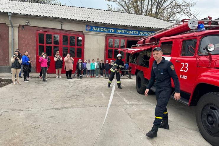 Рятувальники Кілійщини провели пізнавальну екскурсію для першачків